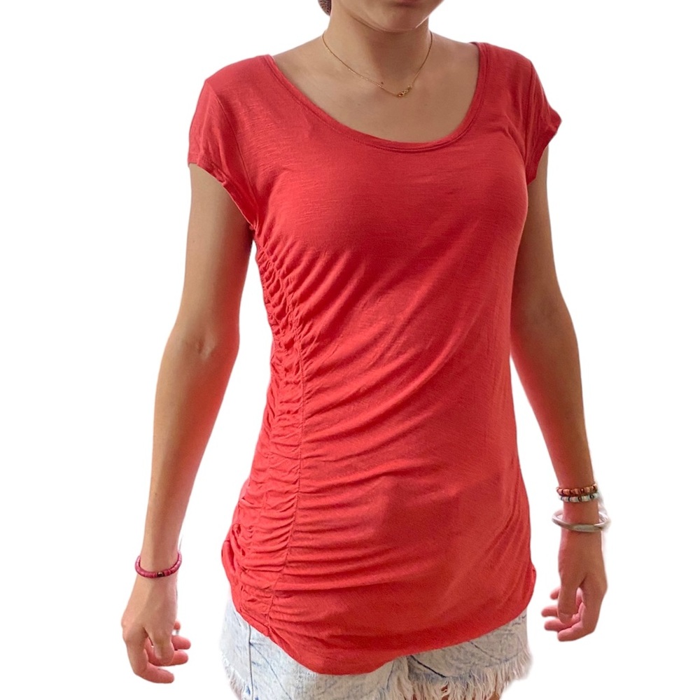 DKNY Jeans Ruched Top Medium